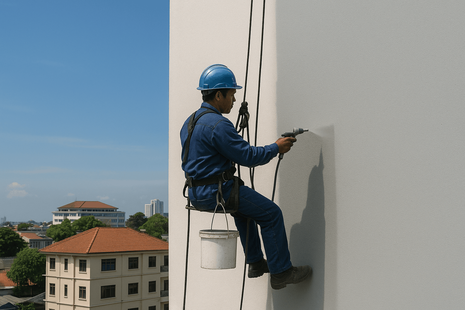 Pengecatan Eksterior Gedung